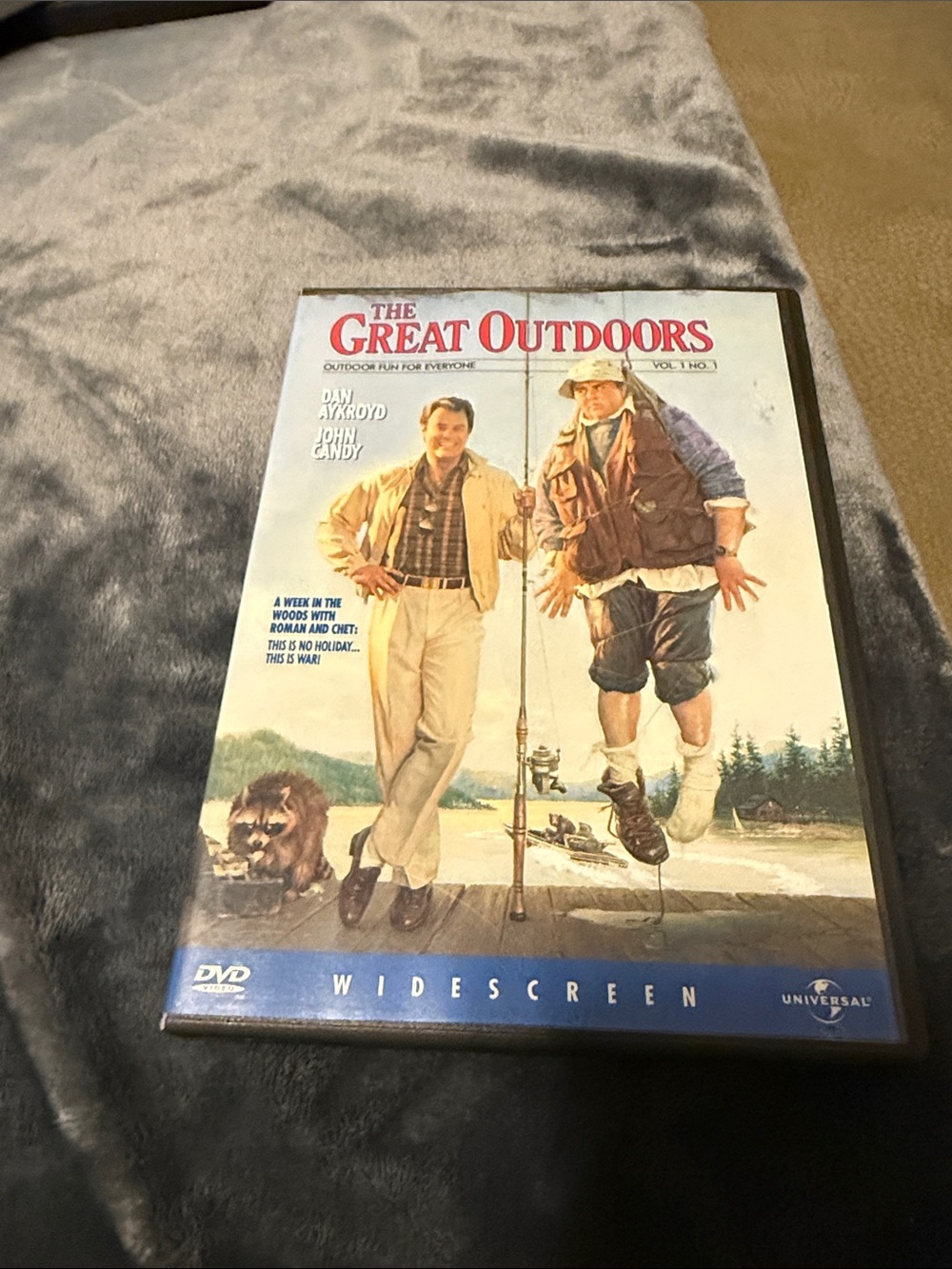 Universal The Great Outdoors DVD — White and Blue Cover